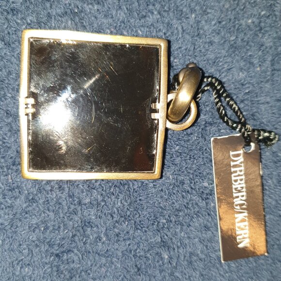 Large Dyrberg/Kern Copenhagen Black Art Deco Pendant - Picture 4 of 11